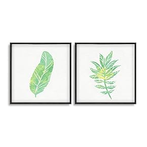 Framed Canvas Wall Art for Living Room, Bedroom Plant Theme Canvas Prints for Home Decoration Ready to Hang - 16"x16"x2 Panels