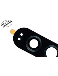 bonafide hardwaretm trasera lente de vidrio de repuesto para cámaras compatible con todos los modelos LG V20, Gris oscuro