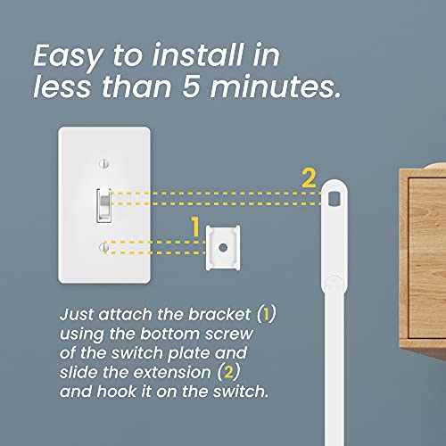 [3 Pack] Light Switch Extender for Kids with Easy Grab Loop Toddler