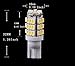 AUTOUS90 10 x RV Trailer T10 921 194 168 2825 42-SMD 12V Backup Reverse LED Pur White Lights Bulbs