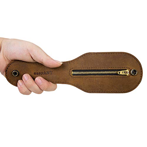 EASYANT Mini Leather Coin Purse Outdoor Men EDC Self-Defense Multi-Tool