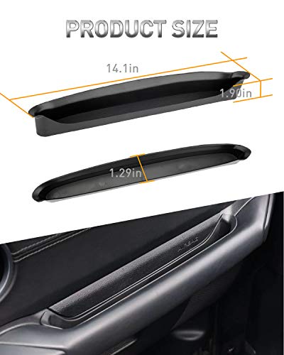 LESAUCE Passenger Storage Grab Tray Storage Organizer Box for 2018-2019 Jeep Wrangler JL JLU, 2020 Jeep Gladiator JT Interior Accessories