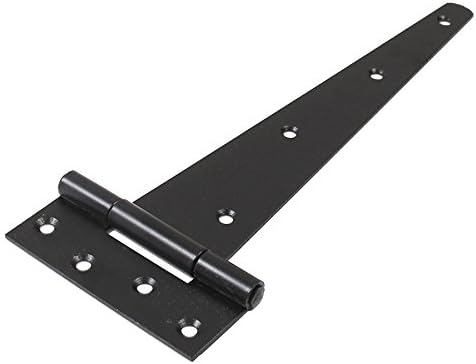 Gate Hardware Diy Tools Pair Of 14 Black Heavy Duty Tee Hinges
