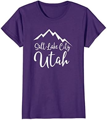 Womens Salt Lake City Utah Shirt Large Purple