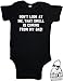 Daft Baby ~ Don't Look at me… That Smell Baby Onesie Baby Shower Gift Black (6-Months)