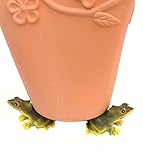 Animated Poly Resin Frog Shaped Pot Feet/planter Risers Set of 3