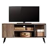 LINSY HOME Mid Century Modern TV Stand with Storage , 50 Inches Wood Entertainment Center Media Console Table with…