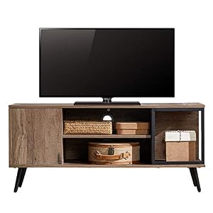 LINSY HOME Mid Century Modern TV Stand with Storage , 50 Inches Wood Entertainment Center Media Console Table with…