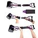 CozyCabin Dog Pooper Scooper Pickup Tool Dog Waste Scoop Sanitary Shovel - Great in Grass, gravel, Snow, Dirt, Cement (Purple)