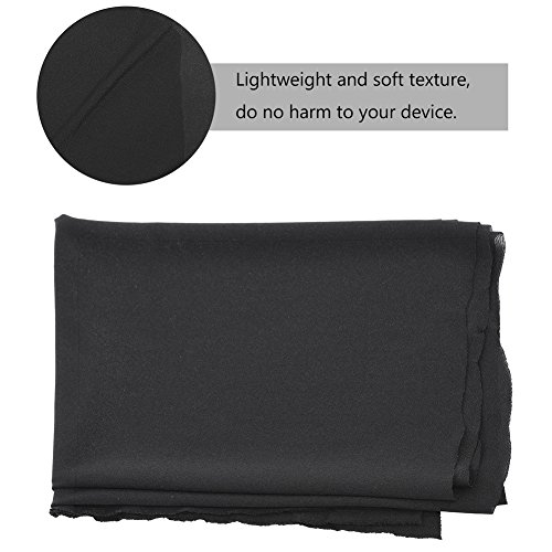 Speaker Mesh Cloth, 1.7mx0.5m Speaker Grill Cloth Stereo Gille Fabric Speaker Mesh Cloth Dustproof Protective Cover/Lightweight/Soft/Applicable to Speakers/Stage Speakers/KTV (Black)