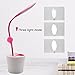 Greensha LED Desk Lamp,Dimmable Table Lamp with Rechargeable USB Cable,Touch Control,3-Level Dimmer and Decor Plant Pencil Holder