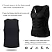BRABIC Hot Sauna Sweat Suits,Zipper Closure Tank Top Shirt for Weight Lost,Waist Trainer Vest Slim Belt Workout Fitness-Breathable, Neoprene Fabric (Black #2 Classical Sweat Vest, L)