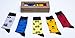 socks n socks-Men's 5-pair Luxury Cotton Mustache Funny Cool Socks Gift Box