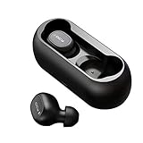 Wireless Earbuds, Bluetooth 5.0 True Wireless Earbuds Headphones in-Ear Stereo Wireless Earphones with Charging Case, One-Step Pairing, Built-in Mic for iPhone Android (Black)