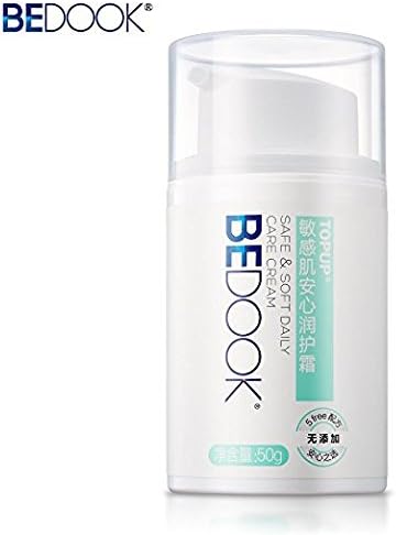 BEDOOK Safe & Soft Daily Care Cream Pregnant Women Skin Care Natural Herbs Extract Daily Care Cream for Sensitive Skin Moisturizing Soothing Facial Cream (50g)