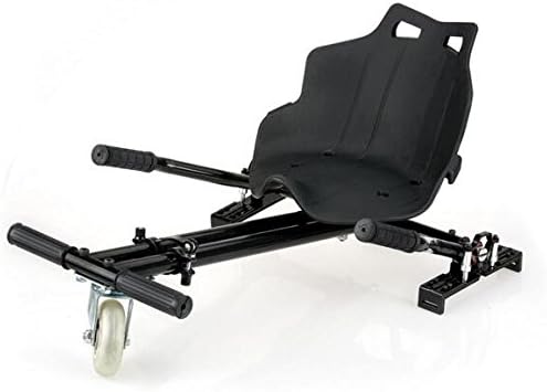 Hoverkart for Hoverboard Attachment Accessory for 6.5" 8" 10"Two Wheel Self Balancing Scooter,Transform your hoverboard Into A GoKart,Hover Kart Attachment Black