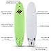 Soft Top Surfboard - Best Foam Surf Board for Beginners, Kids, and Adults - Soft Top Surfboards for Fun & Easy Surfing - 7' Ruccus, 8' Verve & 8'8 Heritage Surfboards All Wax-Free