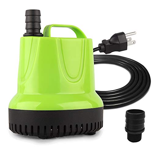 FREESEA 660GPH 40W Submersible Pump with Bottom Suction Strainer for Aquarium, Small Pool, Statuary, Pond, Hydroponics