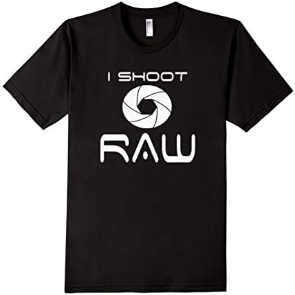 Men's I Shoot RAW T-shirt Medium Black