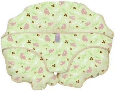 Leachco Cuddle U Nursing Pillow Replacement Cover Green Bears