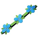 4 Pack Trolls Poppy Flowers Headwrap Headband Non-Woven Fabric Hairband Trolls Party Supplies Cosplay Costumes for Kids