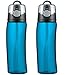 Thermos 24oz Hydration Bottle with Meter, Teal (Pack of 2)