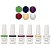 Gelish Mini 6 Bottle Soak Off Solid and Shimmer Gel Nail Polish Collection, 9 mL