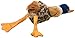 SPOT Skinneeez Plus Duck - Stuffing Free Dog Toy with Two Piece Rubber Body and Two Squeakers, Fun to Bite, Stuffingless Design is Great for Moderate Chewers, Tug Toy for Puppies & Dogs - 15in