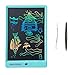 ZBHANTANG LCD Writing Tablet 10 Inch Drawing Board Doodle Board with Colorful Screen, Erasable Reusable Electronic Drawing Pads Learning Gifes for 2 3 4 5 6 Year Old Boys and Girls (10 inch, Blue)