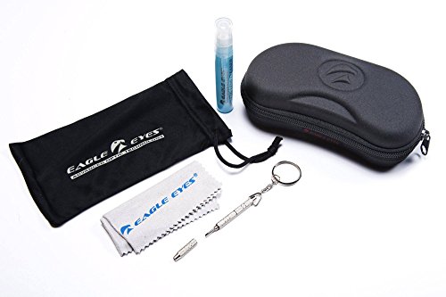 Eagle Eyes CLASSIC AVIATOR Sunglasses -Silver Stainless Steel Frame (58mm) , Polarized Lenses