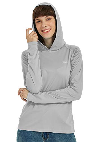 LOOGU Women's UPF 50+ Sun Protection Hoodie - Long Sleeve Quick Dry Shirt For Hiking & Fishing - View #3