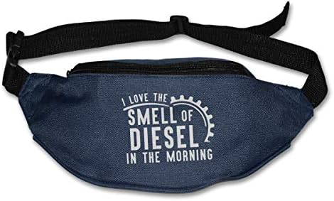 Fanny Pack Waist Bag Smell of Diesel Running Sport Bum Bags for Outdoors Workout Cycling