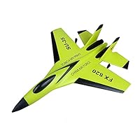 SU-35 RC Remote Control Helicopter, Auvem Plane Glider Airplane EPP Foam 3.5CH 2.4G Toys Fighter Jets Fun Toys (Yellow)