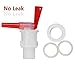 Bottling Spigot,MRbrew Filler Spout Bucket Tap for Bucket Homebrew Wine Making Beer (Red)