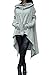 Dokotoo Womens High Low Tunic Sweatshirts Dress String Hoodie With Pocket