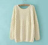 DD2 New hot sales sweater pullovers, autumn winter render sweater for women (Beige)