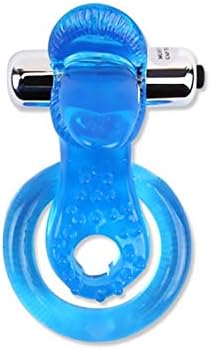 Ruinika Strong Double Ring Tongue Vibration Ring Toy | Mini Rabbit Ring Jumping Powerful Funny Töys Pênn`is Ring | Ssuitable for Couples Delightful Tshirt (Blue)