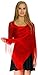 Shawls and Wraps for Evening Dresses, Wedding Shawl Wrap Fringes Scarf for Women Red Petal Rose