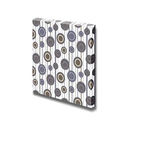 Canvas Prints Wall Art - Seamless Floral Pattern |Seamless Pattern Modern Wall Art Ready to Hang - 12" x 12"