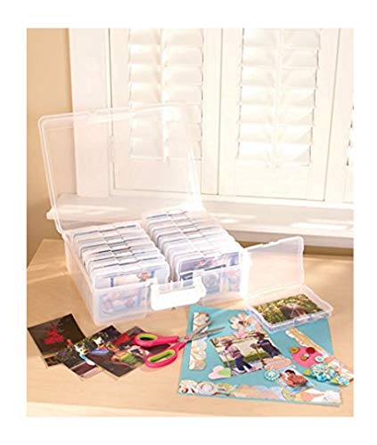 Scrapbooking 1,600 Photo Organizer Case - 16 Inner Cases - Snap Closures