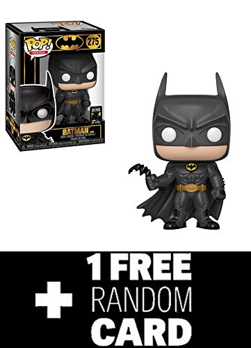 Funko Pop Batman 80th Batman 1989 Vinyl Figure 1 Random Dc Trading Card - 