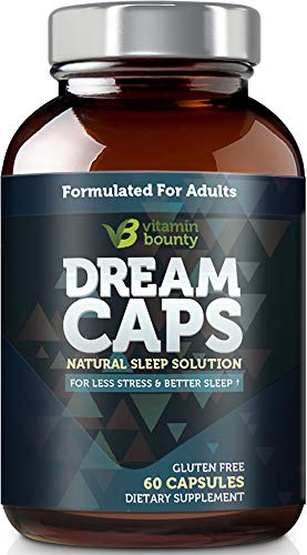 Vitamin Bounty Natural Sleep Aid - Dream Caps, All Natural & Non Habit Forming