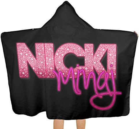 VIMMUCIR1 Hooded Throw Blanket, Nicki Minaj Wearable and Hooded Blankets Cozy Warm Blanket for Men Women Kids