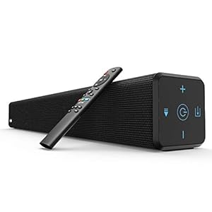 BESTISAN , 100 Watt HDMI Sound Bars for TV with Built in Subwoofer Home Theater System (32 inch, Sub Out Port, Bluetooth…