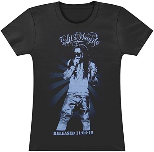Lil Wayne Released Girls Jr Soft tee Large Black