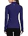 BALEAF Women's Running Jacket Thermal Fleece Pullover Half Zip Tops Thumbholes Winter Long Sleeve Cold Weather M