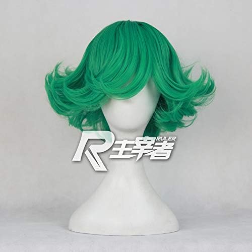 Amazon Com One Punch Man Senritsu No Tatsumaki Terrible Tornado Dark Green Wig Anime Female Character Cosplay 42cm Short Hair Womens Fashion Wigs Used For Comic Con And Halloween Party Home Kitchen