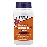 NOW Foods Vitamin D-3 1000 IU, 180 Softgels
