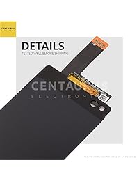 Táctil LCD para Sony Xperia C5 Ultra LTE E5533 E5553 E5506 E5563 visualización LCD vidrio digitalizador de visualización táctil montaje completo pieza de repuesto (Negro)