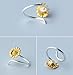 Helen de Lete Sunflower Vine Sterling Silver Open Ring